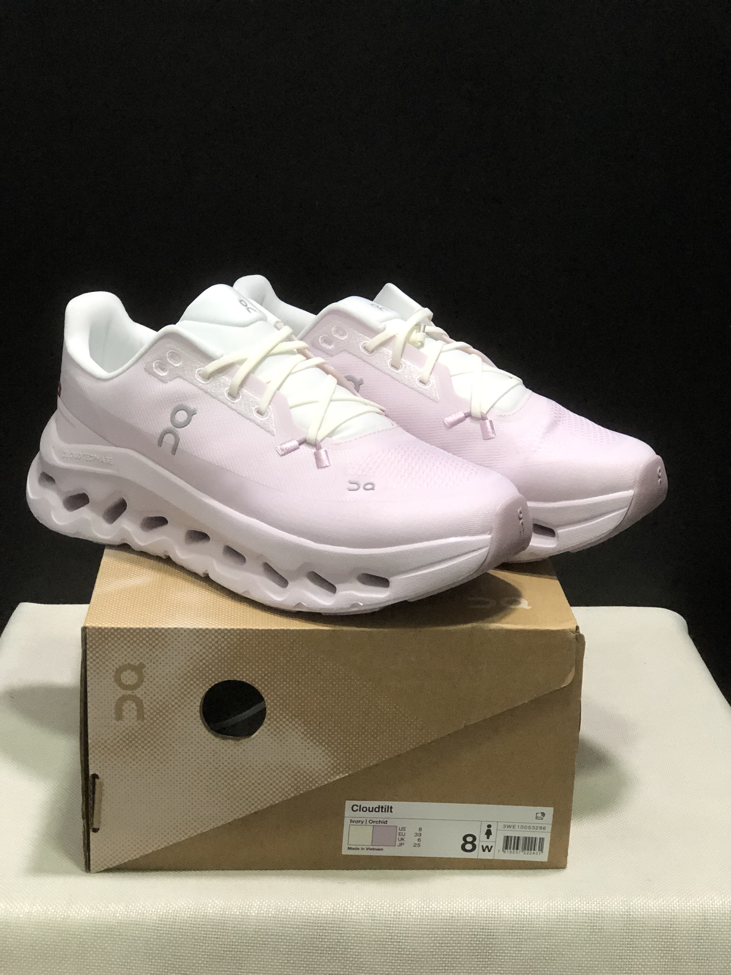 On Running Cloudtilt Durable Casual Life Shoes Ivory/Orchid