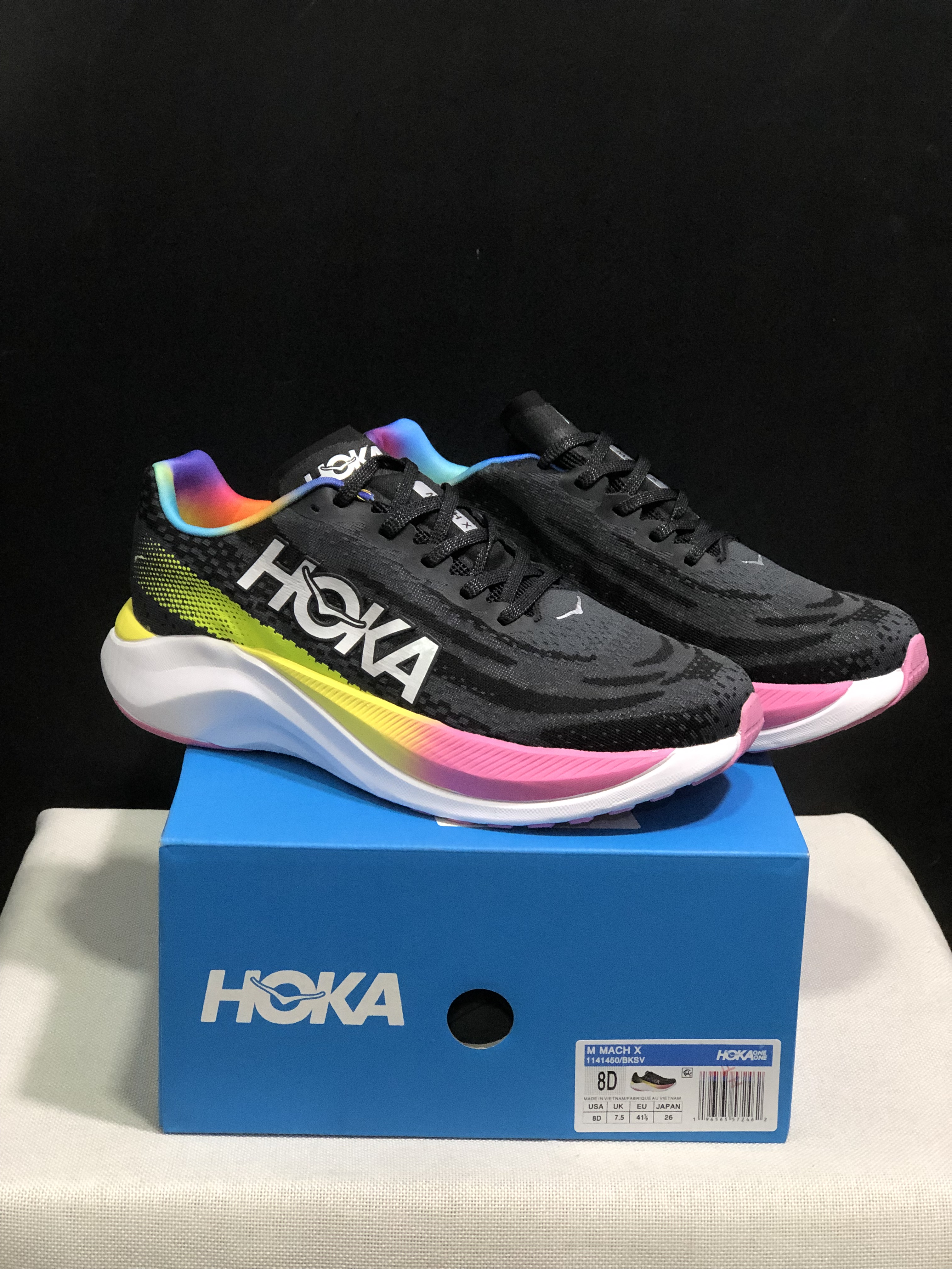 Hoka One One Mach X Low-top Running Shoes Sneakers Black