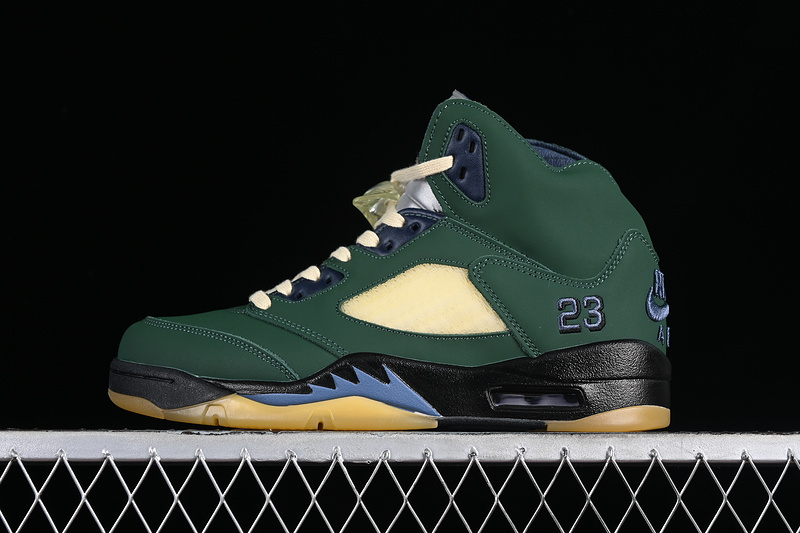 Nike Air Jordan 5 SE Craft Light Orewood Yellow Green Sneakers