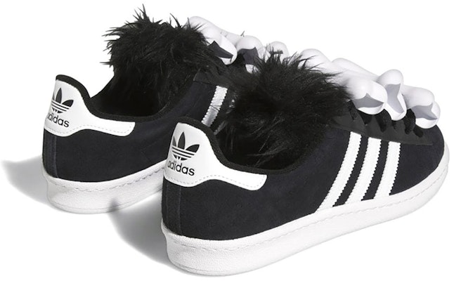Jeremy Scott Adidas Campus 80s Bones - Black HQ4493 Shoes