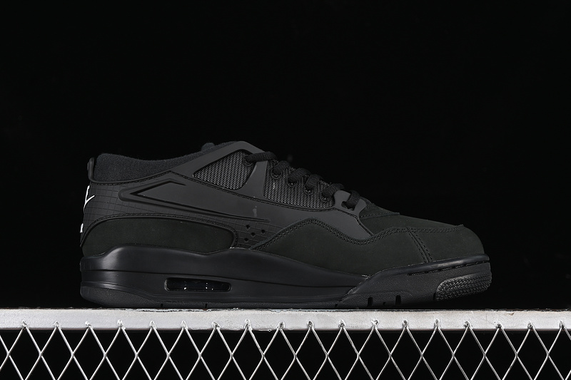 Nike Air Jordan 4 Remastered Pure Black Sneakers