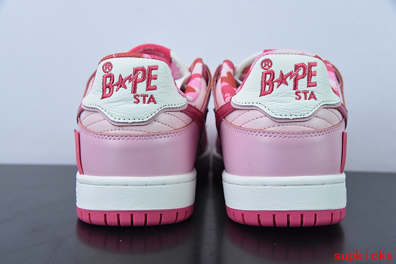 A Bathing Ape Bape Sta Sk8 Pink Gradient Camo