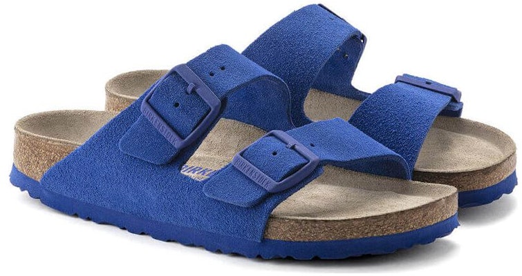 Birkenstock Arizona Ultra Blue Suede 1022298 Fashion Slippers