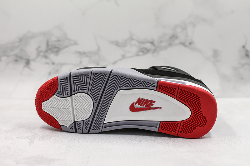 Nike Air Jordan 4 Retro Bred Reimagined Black Sneakers