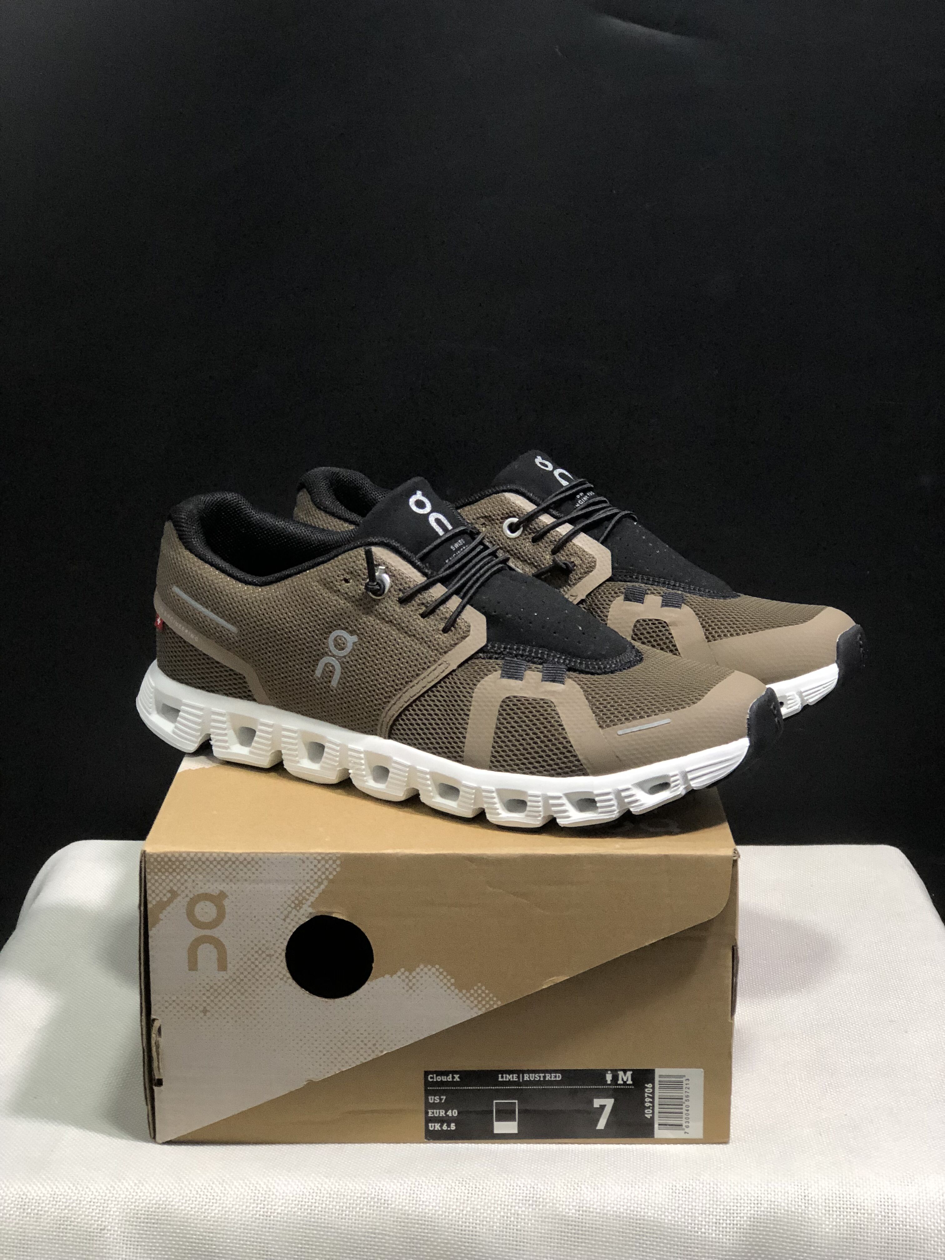 On Running Cloud 5 Lightweight Running Shoes Brown/Black