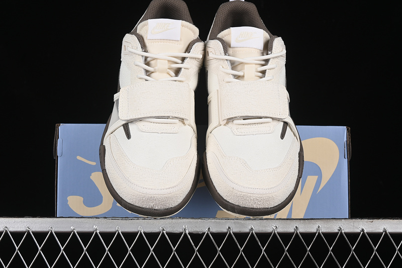 Nike Air Jordan Shark-A-Don Travis Scott White Brown Sneakers