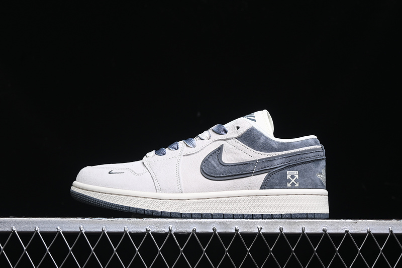 Nike Air Jordan 1 Low Grey Sole Grey White Sneakers