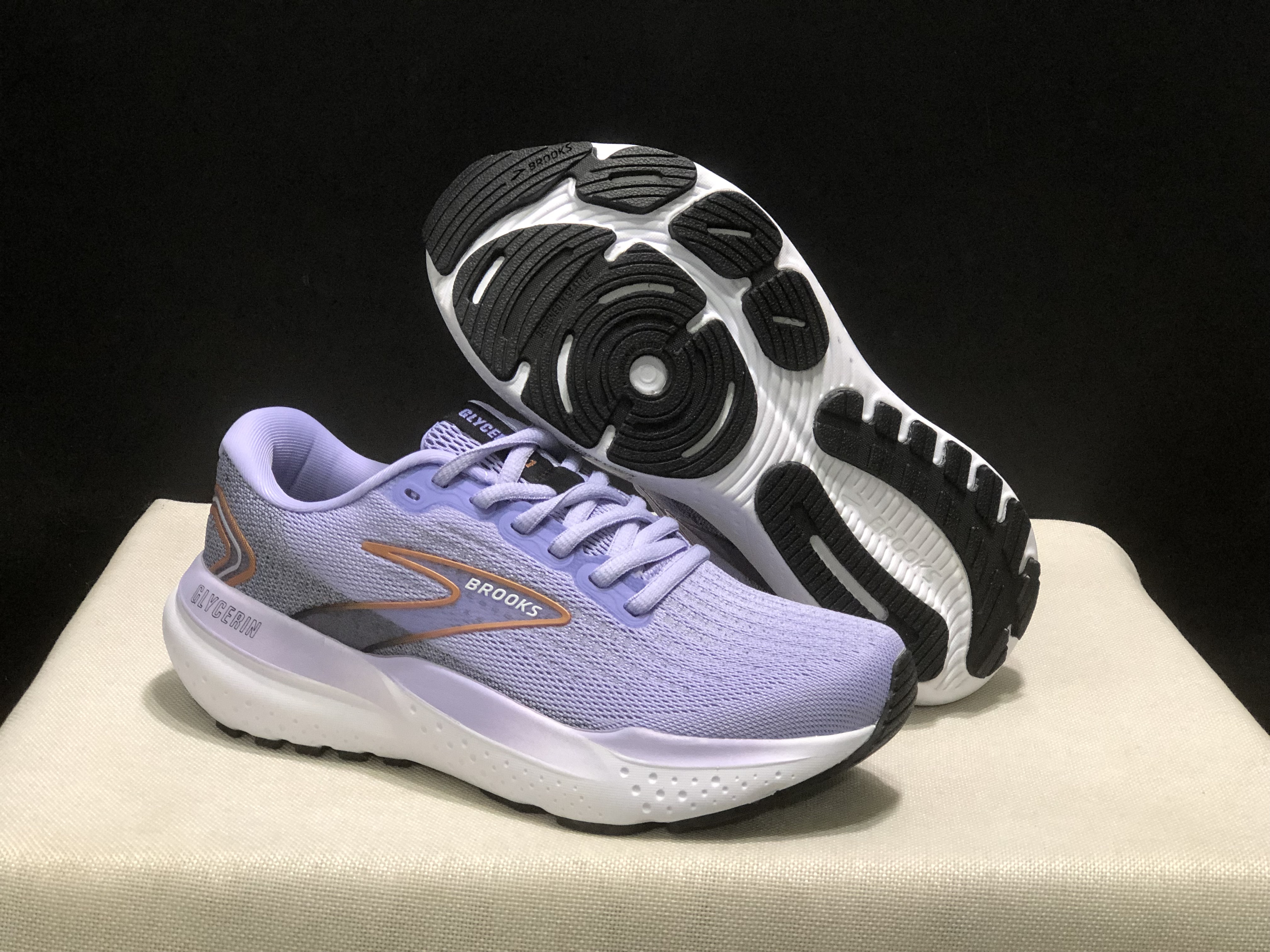 Brooks Glycerin 21 Low-top Casual Running Shoes Purple