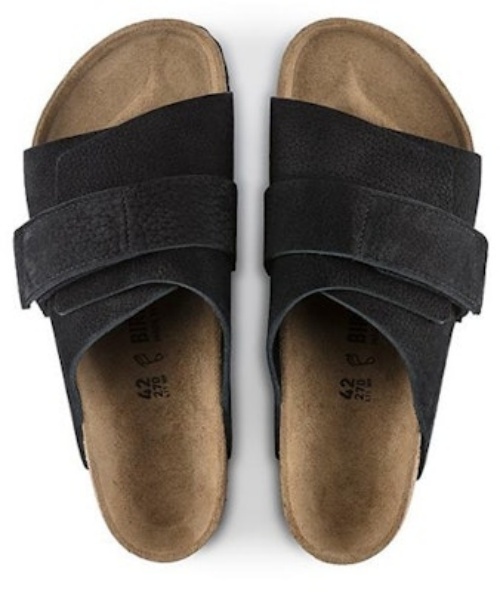 Birkenstock Kyoto Nubuck 1020388 Desert Buck Black Sandals