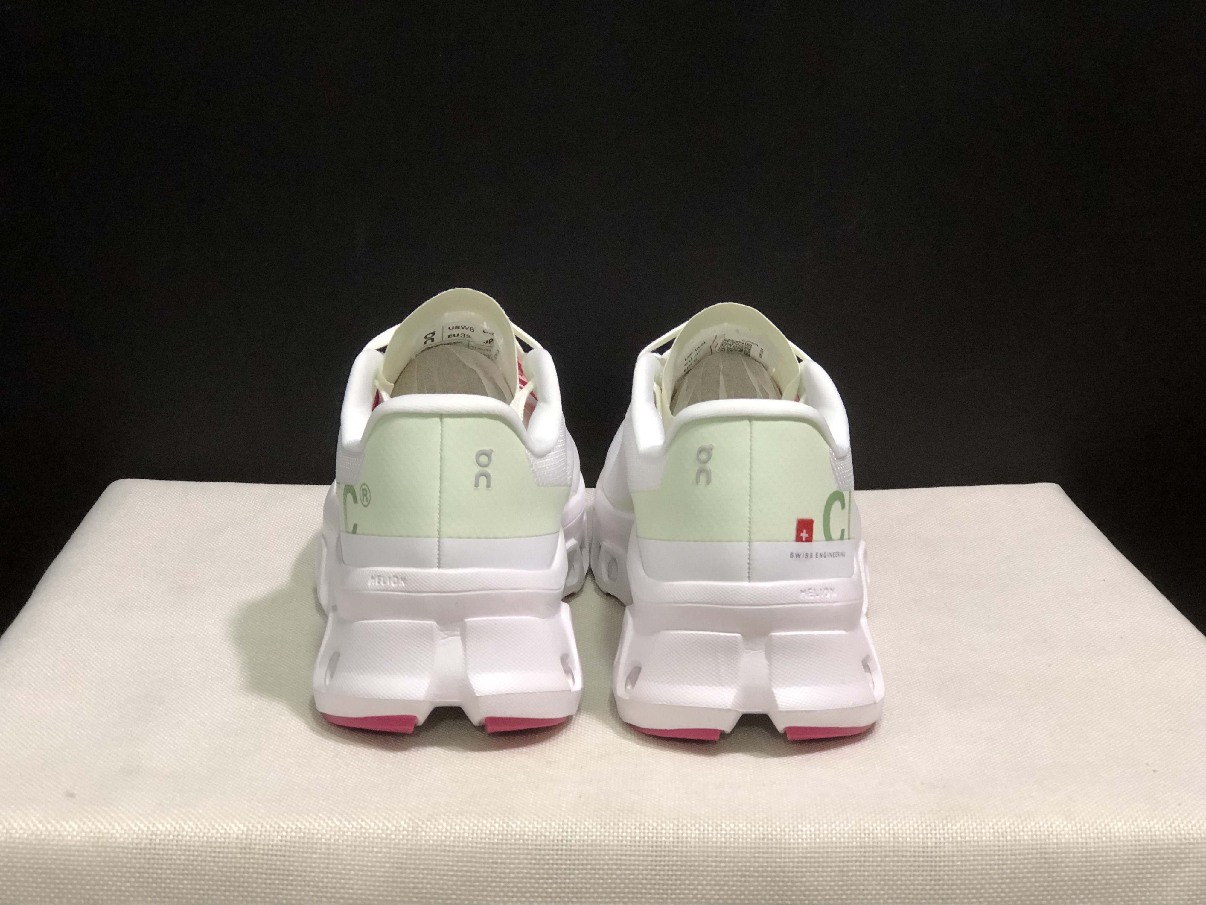 On Running Cloudmonster Anti-Slip Running Shoes White/Lima