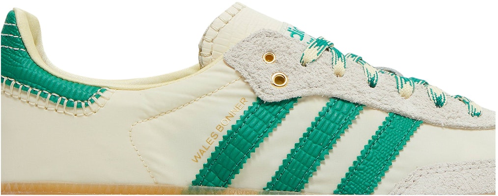 Wales Bonner Adidas Samba Cream White Bold Green GY4344 Shoes