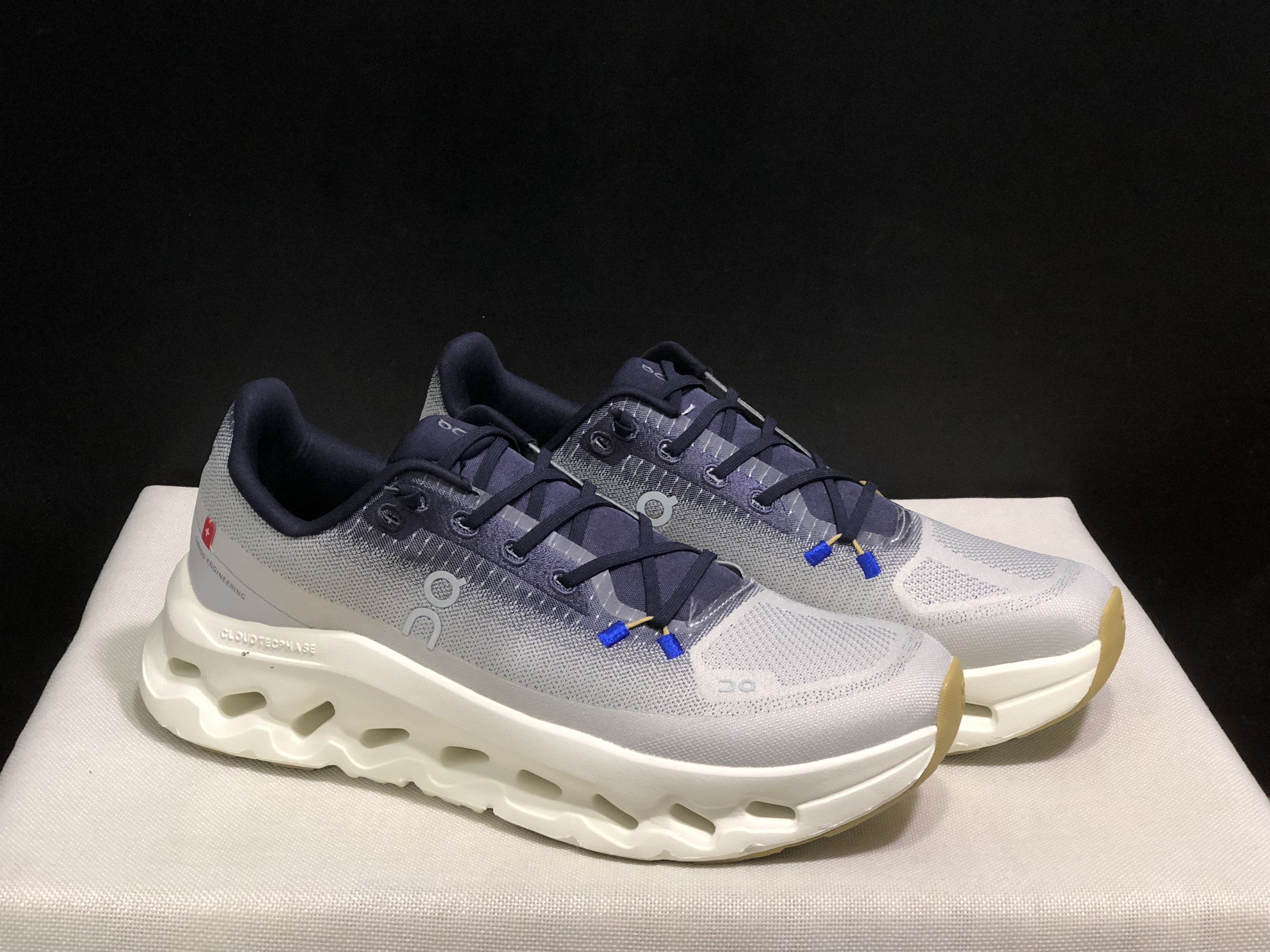On Running Cloudtilt Durable Casual Life Shoes Navy/Light Grey