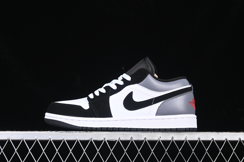 Nike Air Jordan 1 Low Black White Grey Casual Sneakers