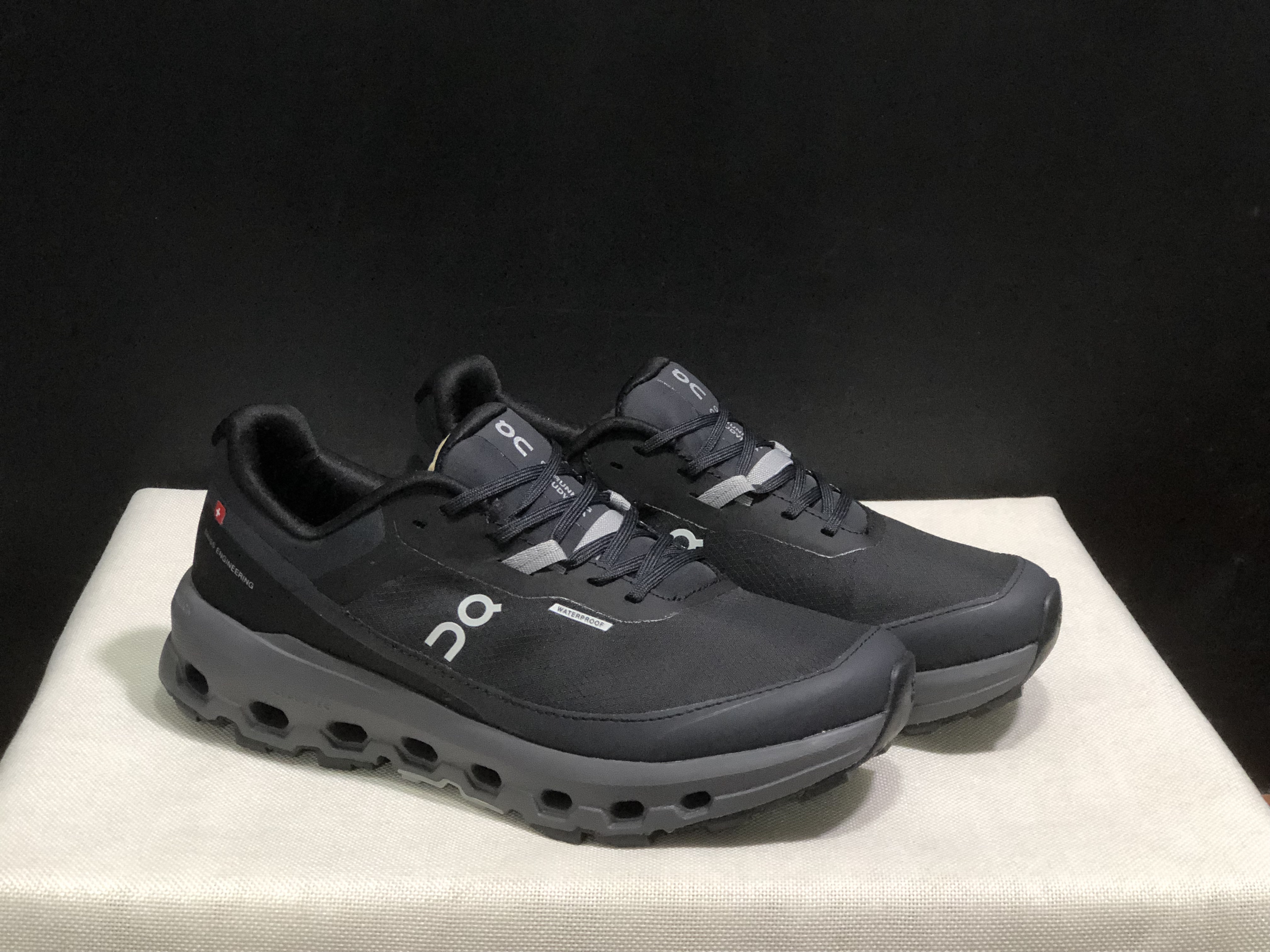On Running Cloudvista 2 Black Waterproof Trail Running Shoes