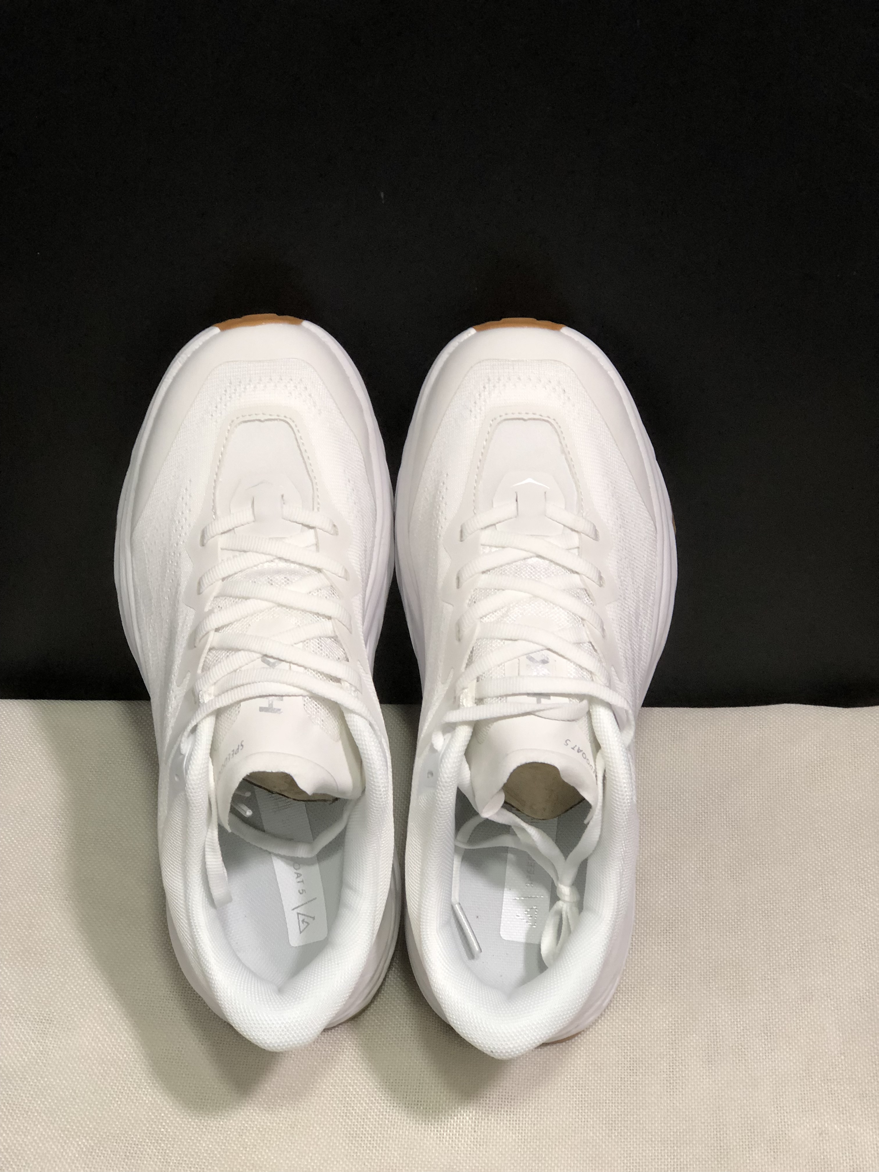 Hoka One One Speedgoat 5 White Trail Running Shoes Sneakers