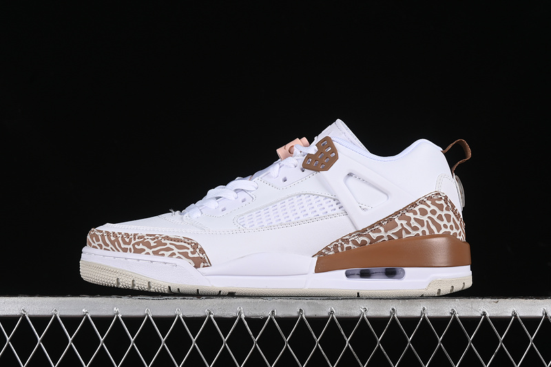 Nike Air Jordan Spizike Low White Oxford Archaeo Light Bone Brown Sneakers