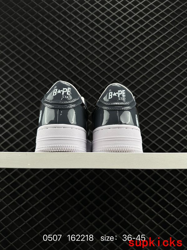 A Bathing Ape Bape Sta Sk8 Low Dark Gray