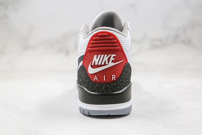 Nike Air Jordan 3 Retro Tinker NRG White Black-Fire Red Sneakers