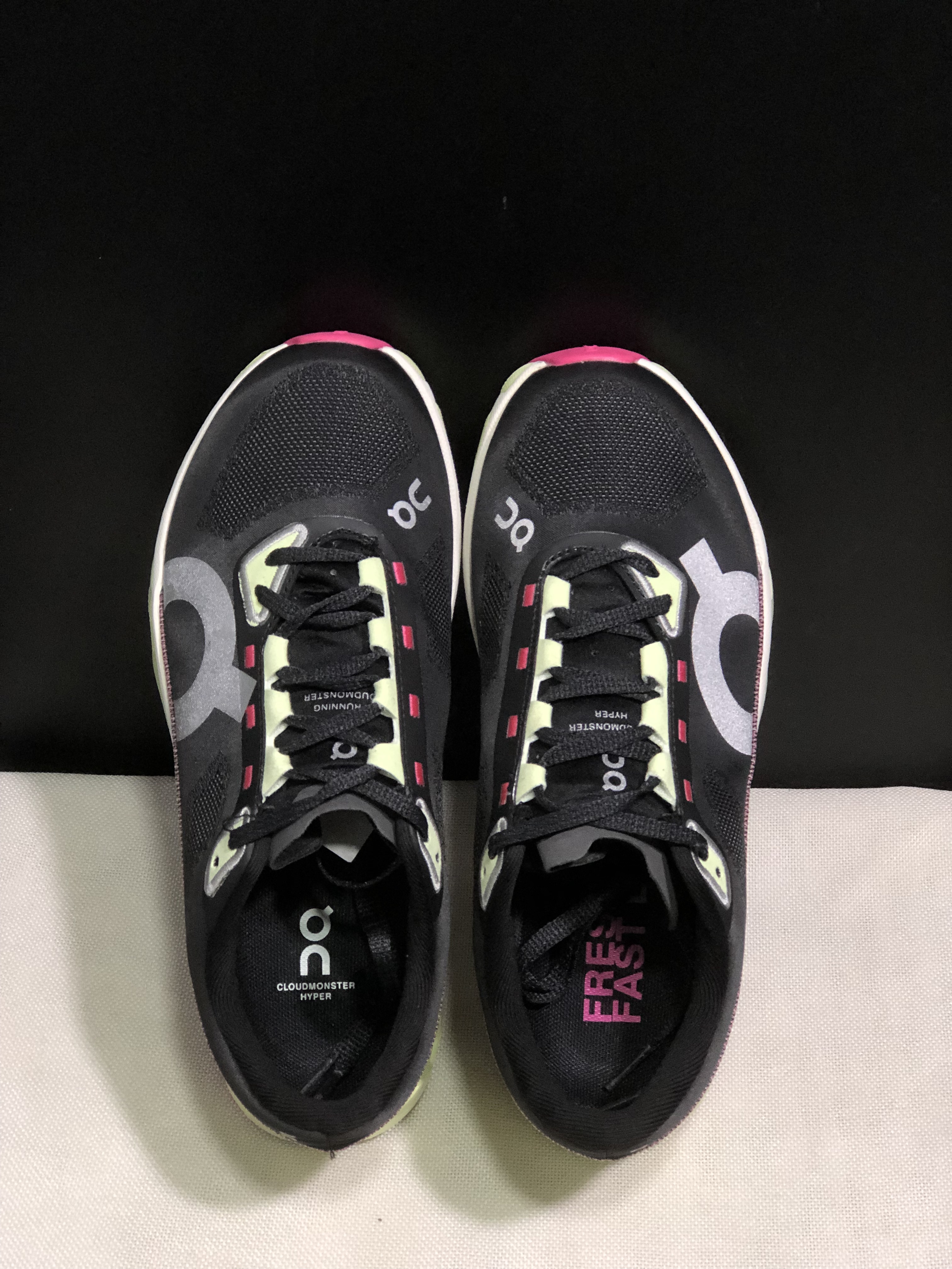 On Running Cloudmonster Hyper Running Shoes Black/Green