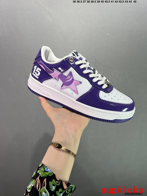 A Bathing Ape Bape Sta Sk8 Dark Purple Camo
