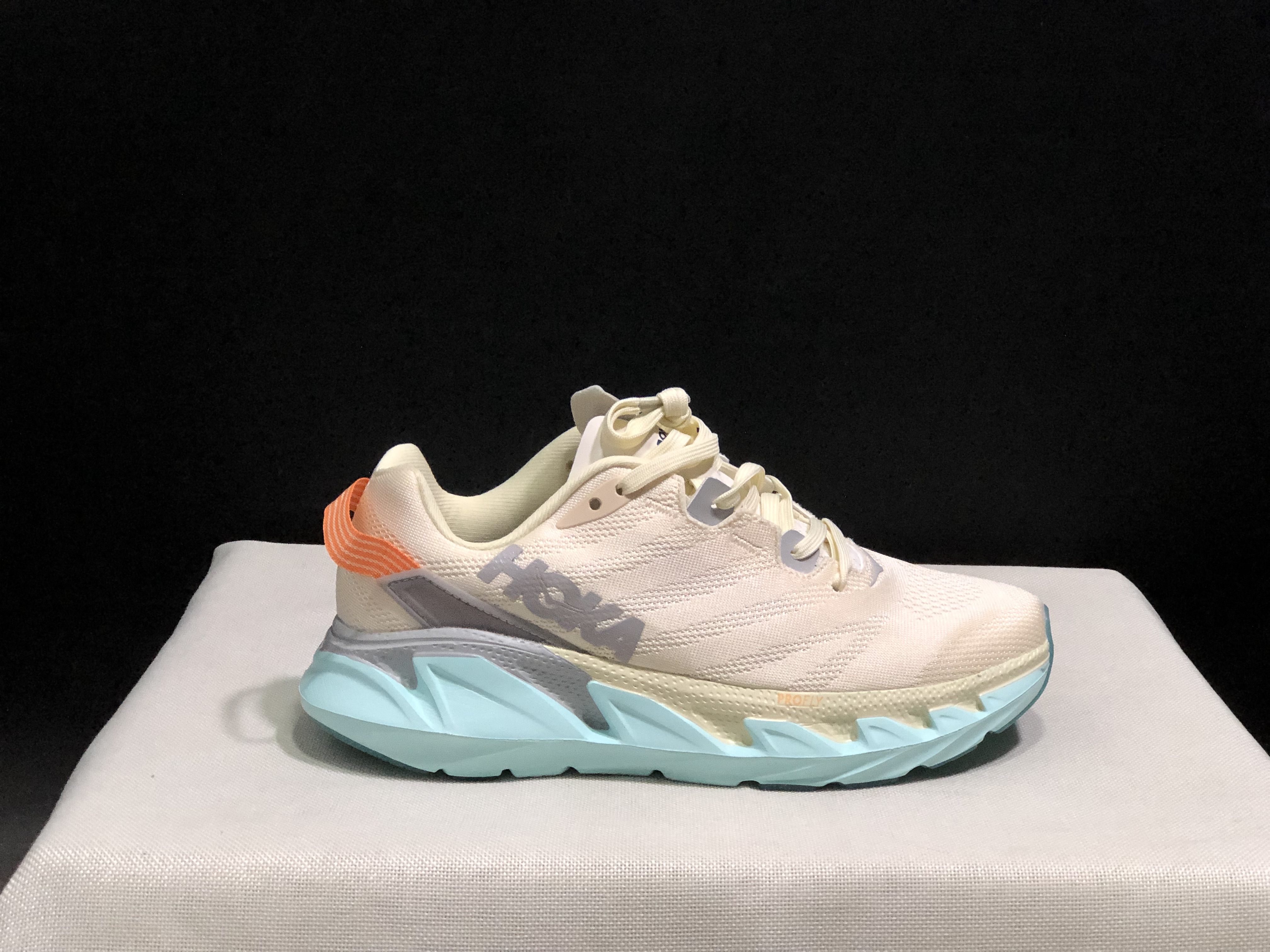 Hoka One One Elevon 2 Cream Anti-slip Wear-resistant Running Shoes Sneakers