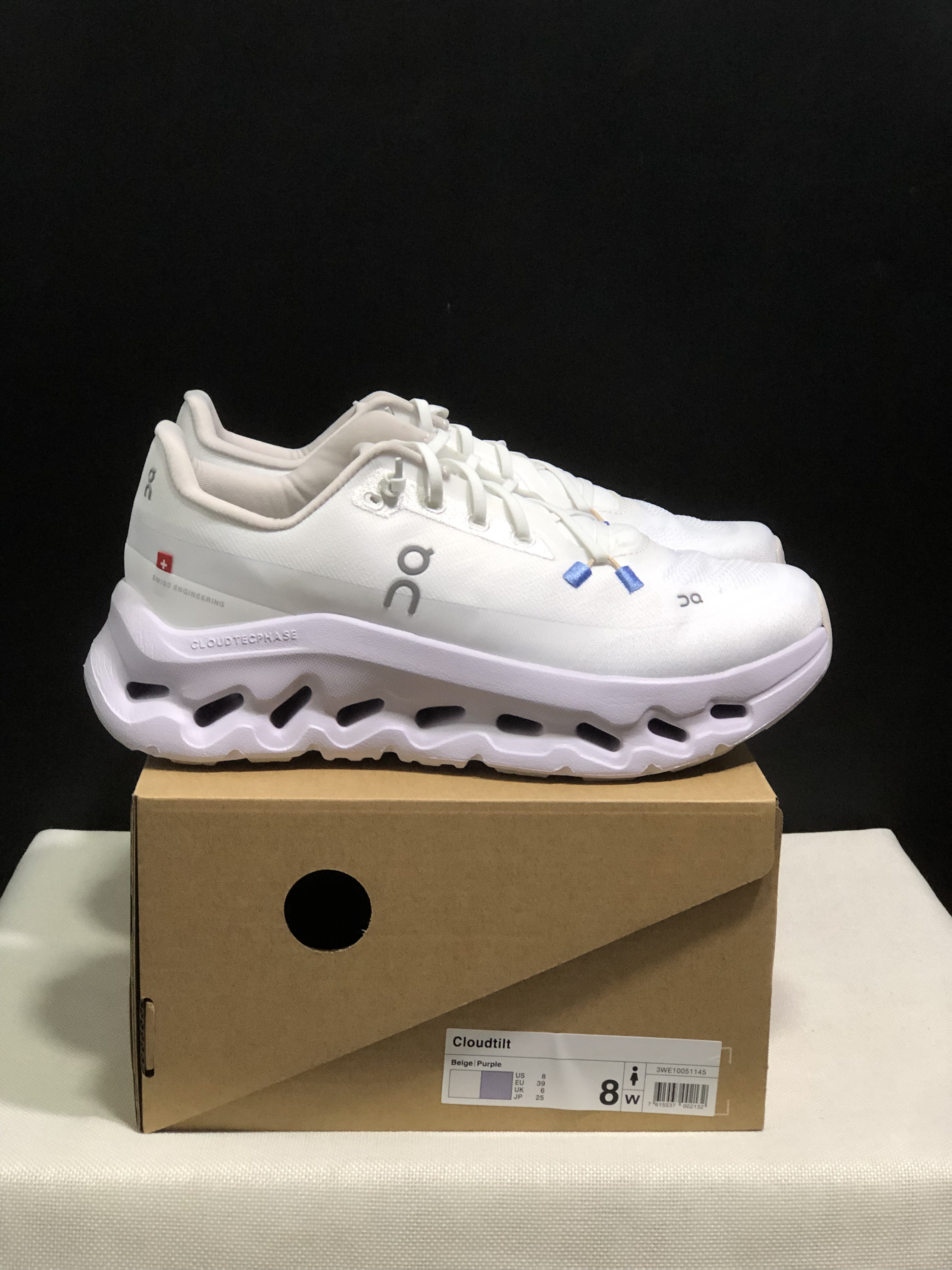 On Running Cloudtilt Durable Casual Life Shoes Beige/Light Purple