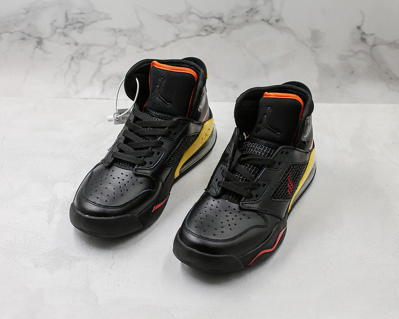 Nike Air Jordan Mars 270 Black Orange Yellow Sneakers