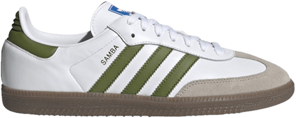 Adidas Samba White Tech Olive EE7055 Shoes