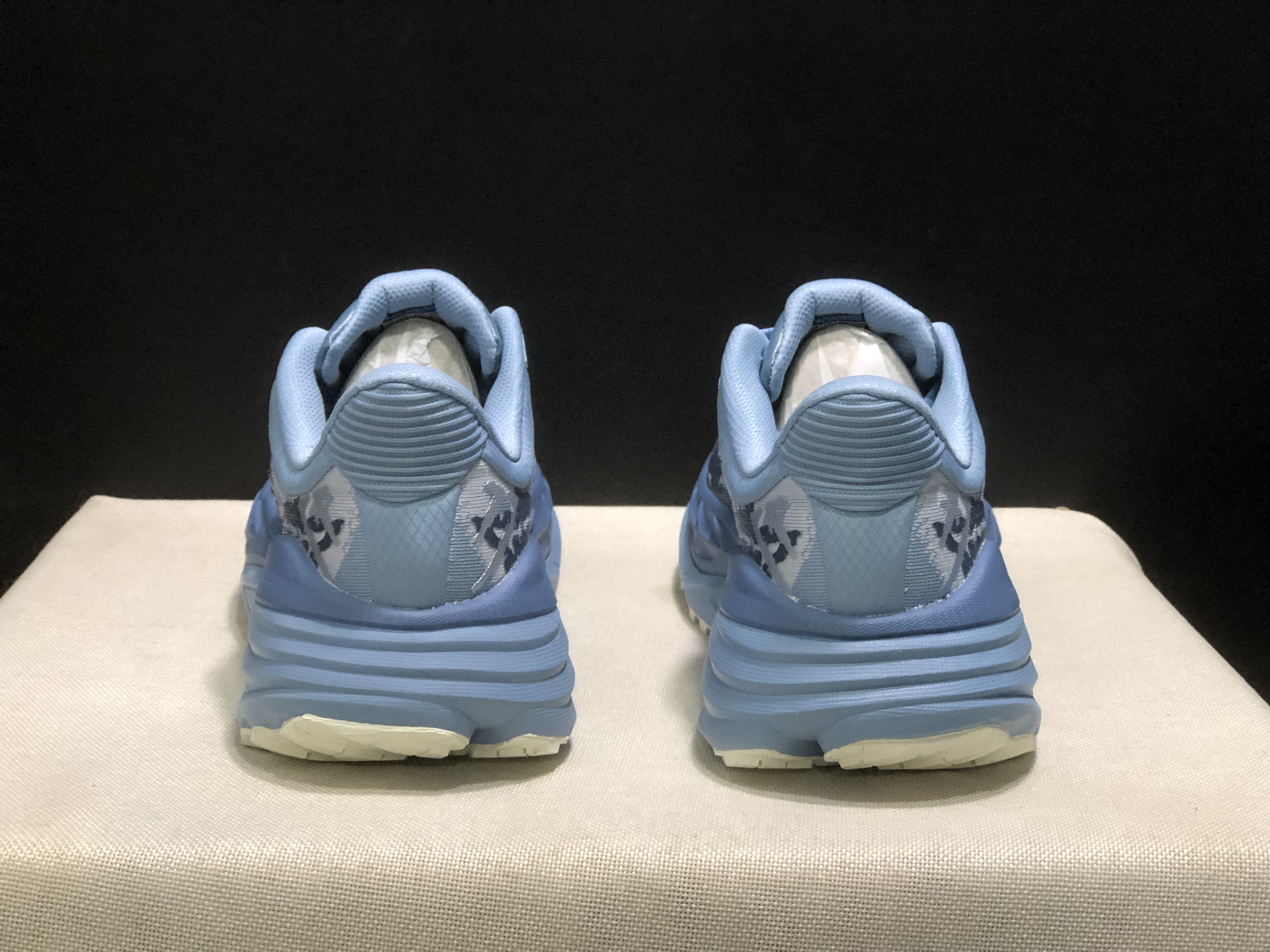 Hoka One One Stinson 7 Comfortable Anti-slip Running Shoes Blue/Camouflage