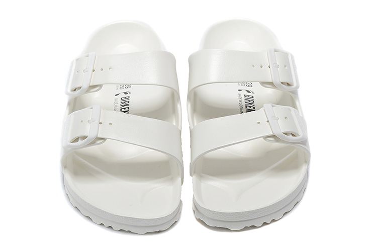 Birkenstock Two-Button Pure White EVA Casual Slippers