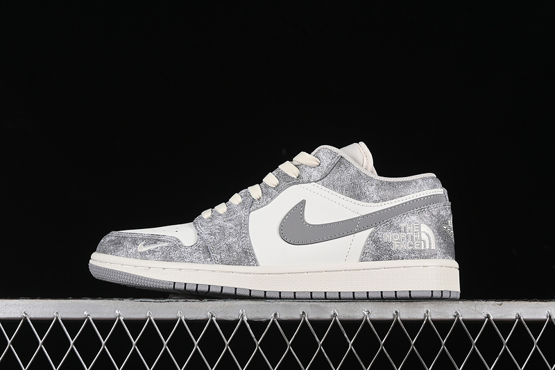 Nike Air Jordan 1 Low White Grey Sneakers