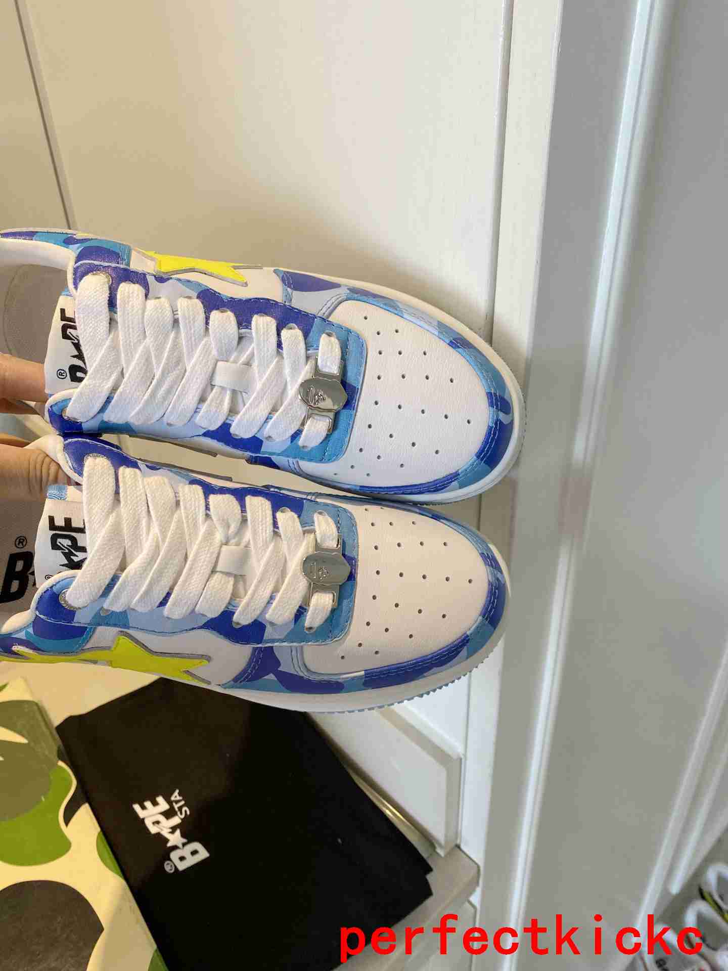 A Bathing Ape Bape Sta Low Blue Camo