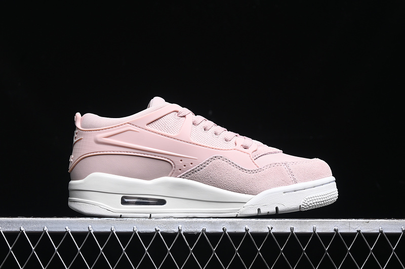 Nike Air Jordan 4 Remastered White Sole Pink Sneakers