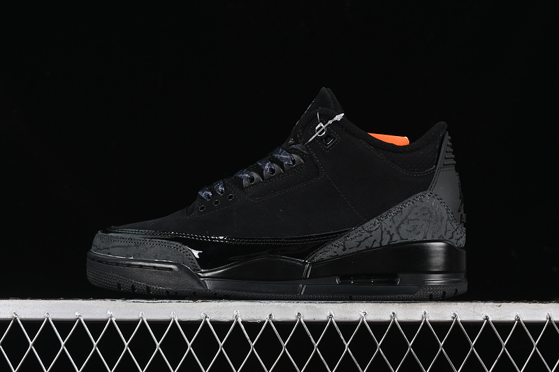 Nike Air Jordan 3 Retro Dark Charcoal Black Sneakers