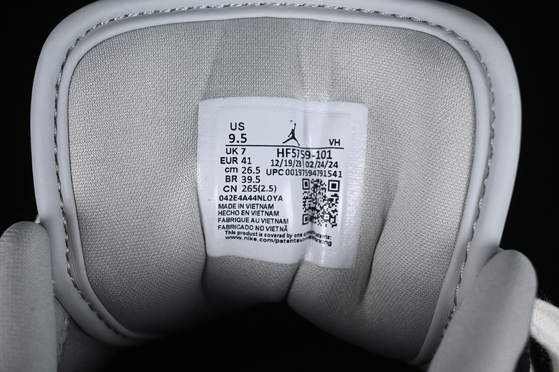 Nike Air Jordan 1 Low White Black Dark Purple Sneakers