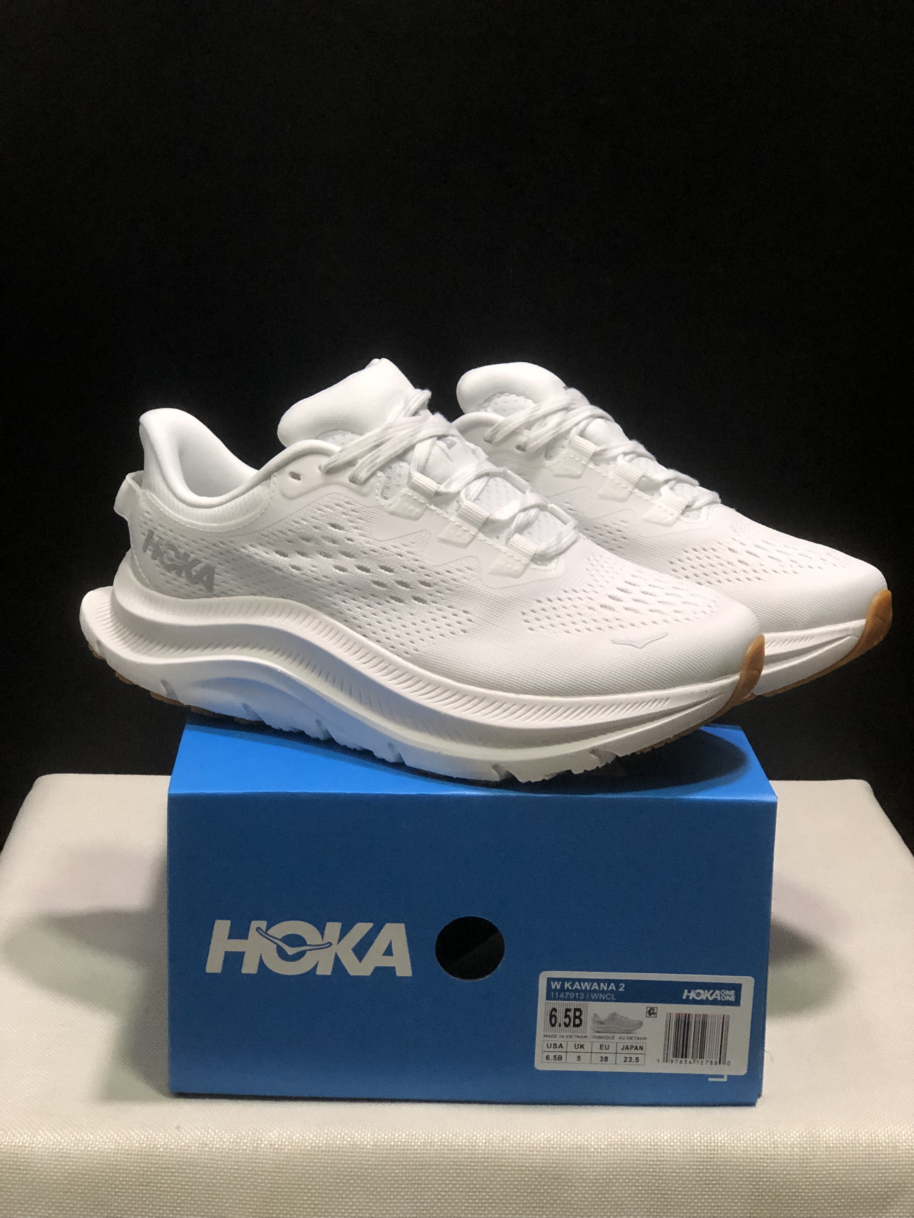Hoka One One Kawana 2 Comfortable Casual Running Shoes Sneakers White