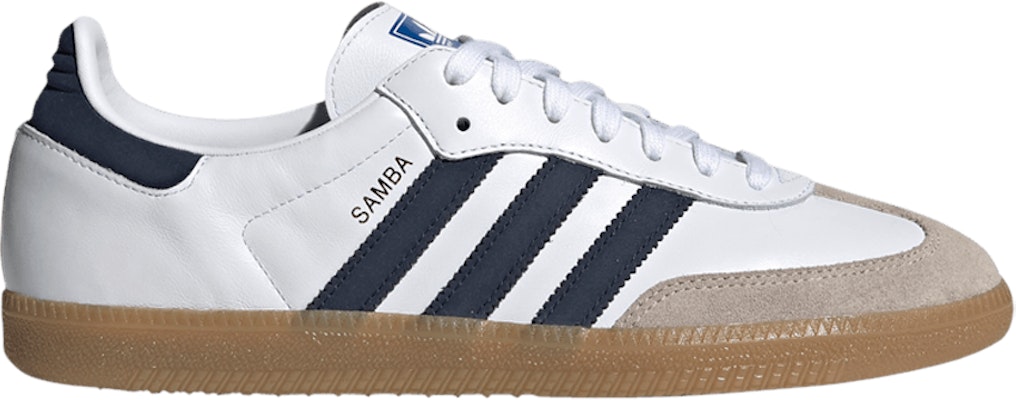 Adidas Samba White Collegiate Navy EE5450 Shoes