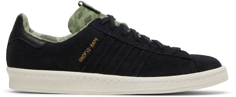 UNDFTD BAPE Adidas Campus 80s Black Q34750 Shoes