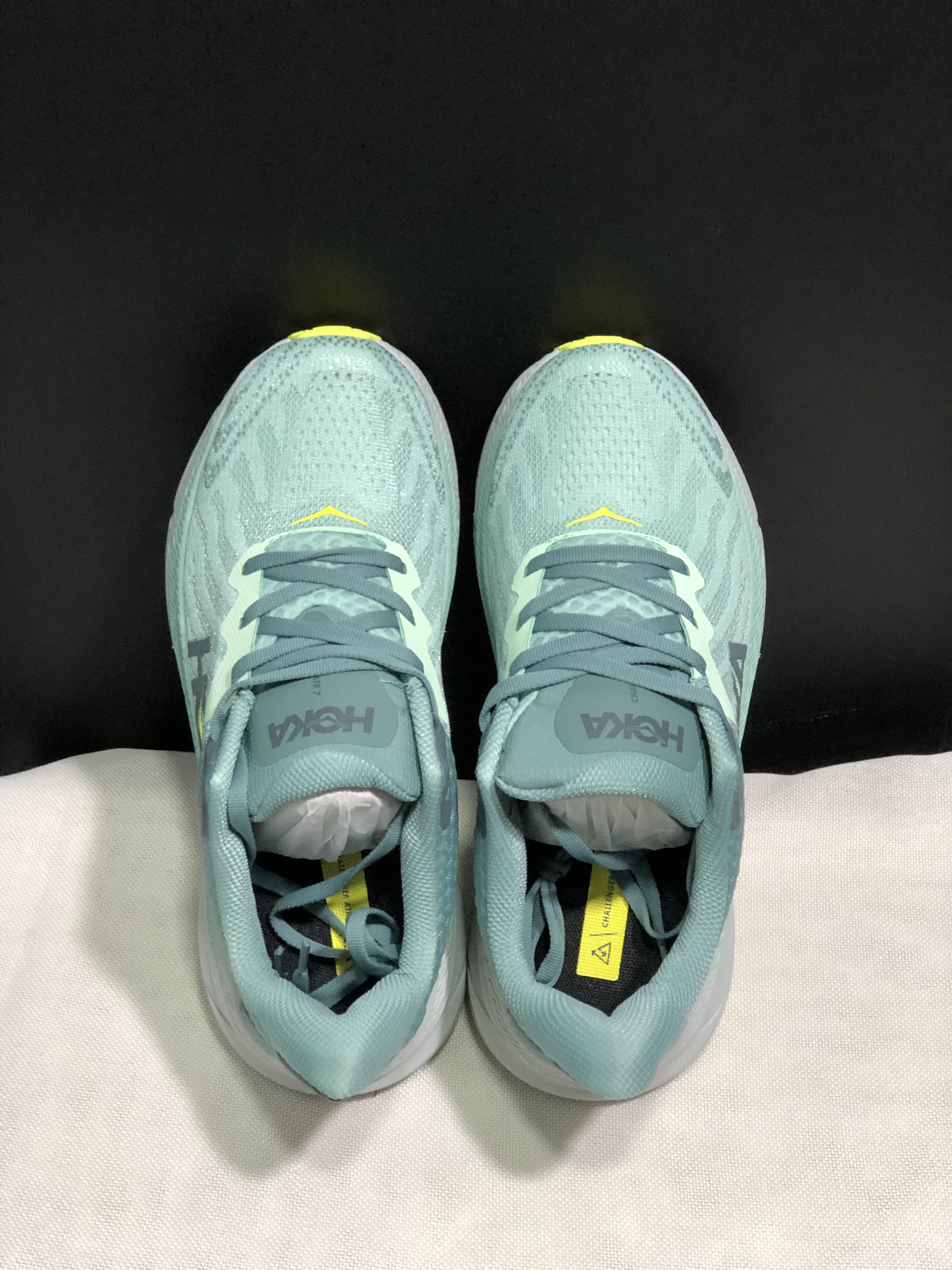 Hoka One One Challenger 7 Shock-absorbing Breathable Running Shoes Sneakers Teal