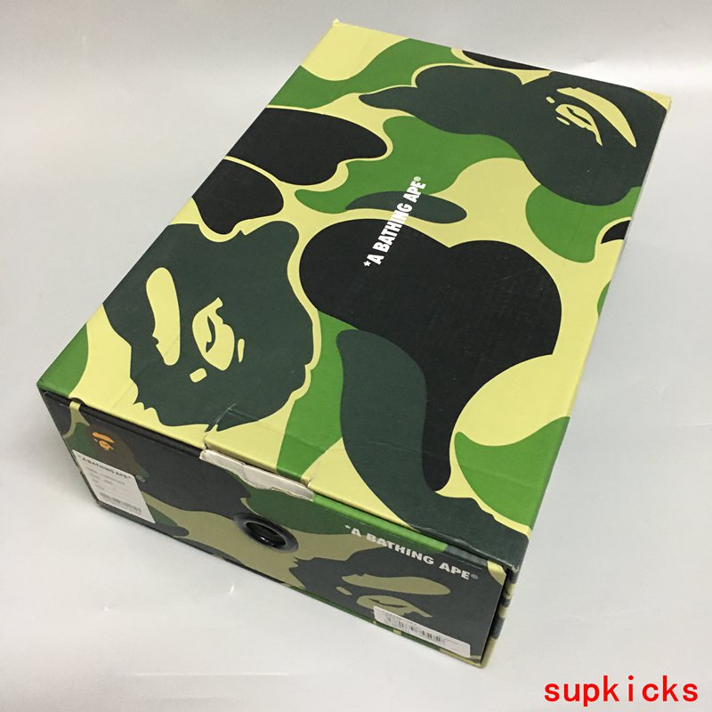A Bathing Ape Bape SK8 Sta Green White 1J30291024