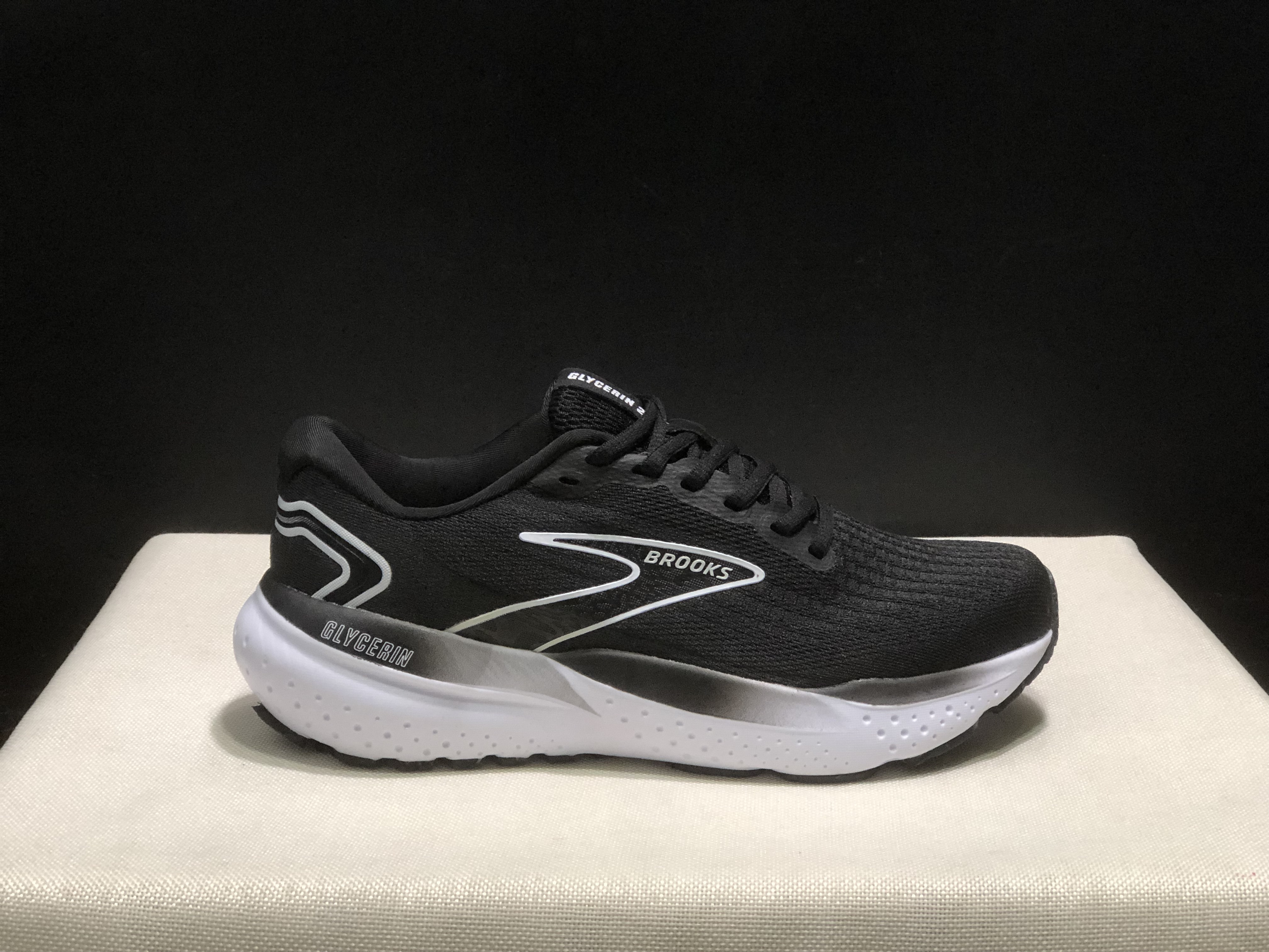 Brooks Glycerin 21 Low-top Casual Running Shoes Blue/Grey/White