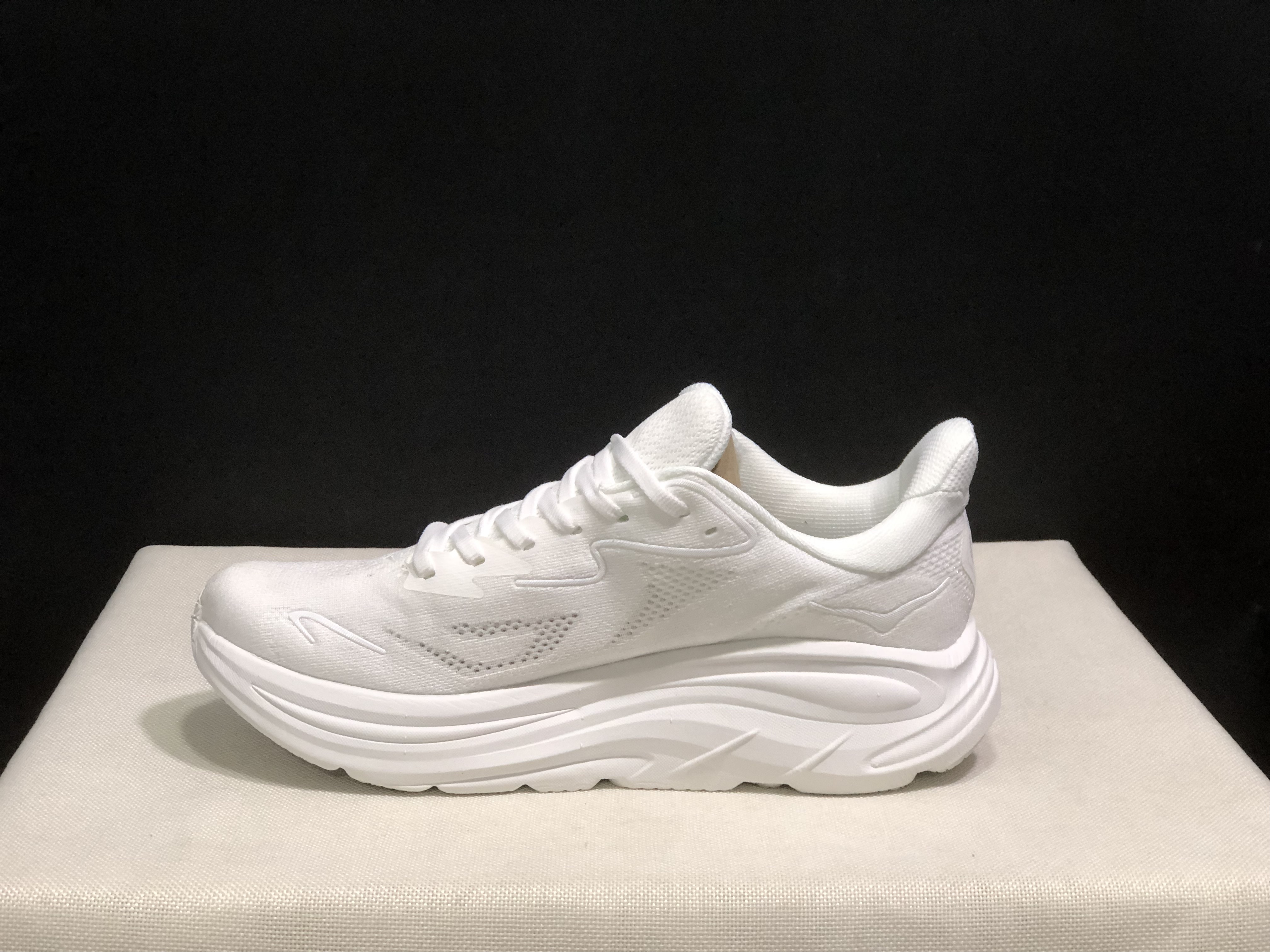 Hoka One One Clifton 10 White Fashion Shoes Sneakers
