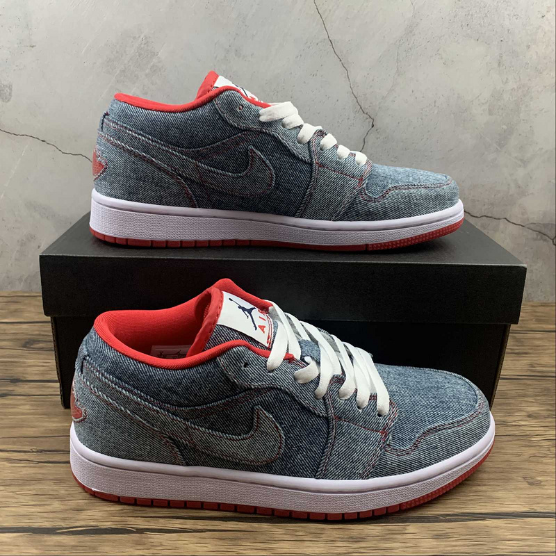 Nike Air Jordan 1 Low Cowboy Blue Sneakers