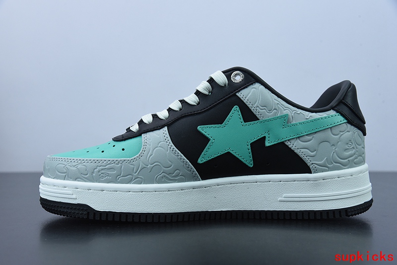 A Bathing Ape Bape Sta Low Gray Black Teal