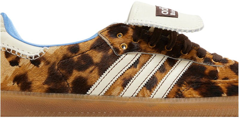 Wales Bonner Adidas Samba Leopard Pony Brown IE0578 Lifestyle Shoes