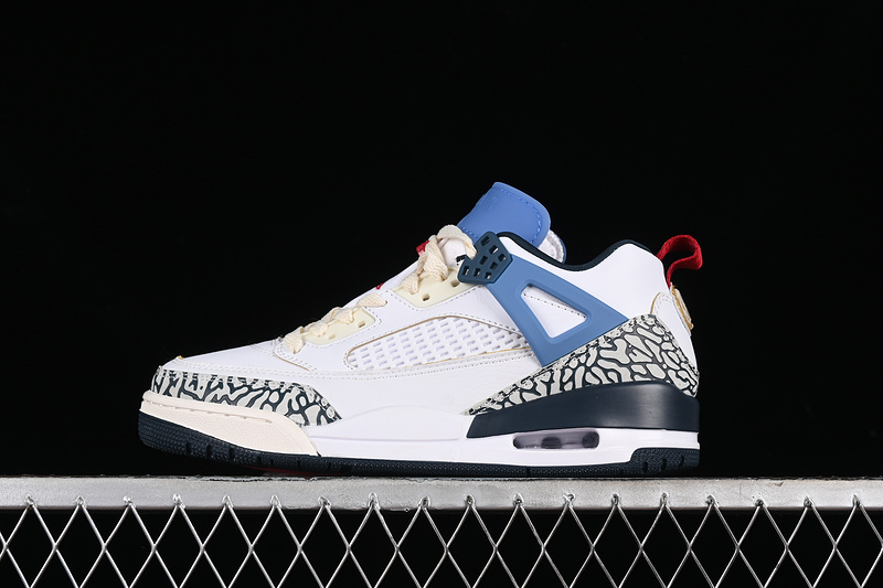 Nike Air Jordan Spizike Low Armory Navy White Sneakers