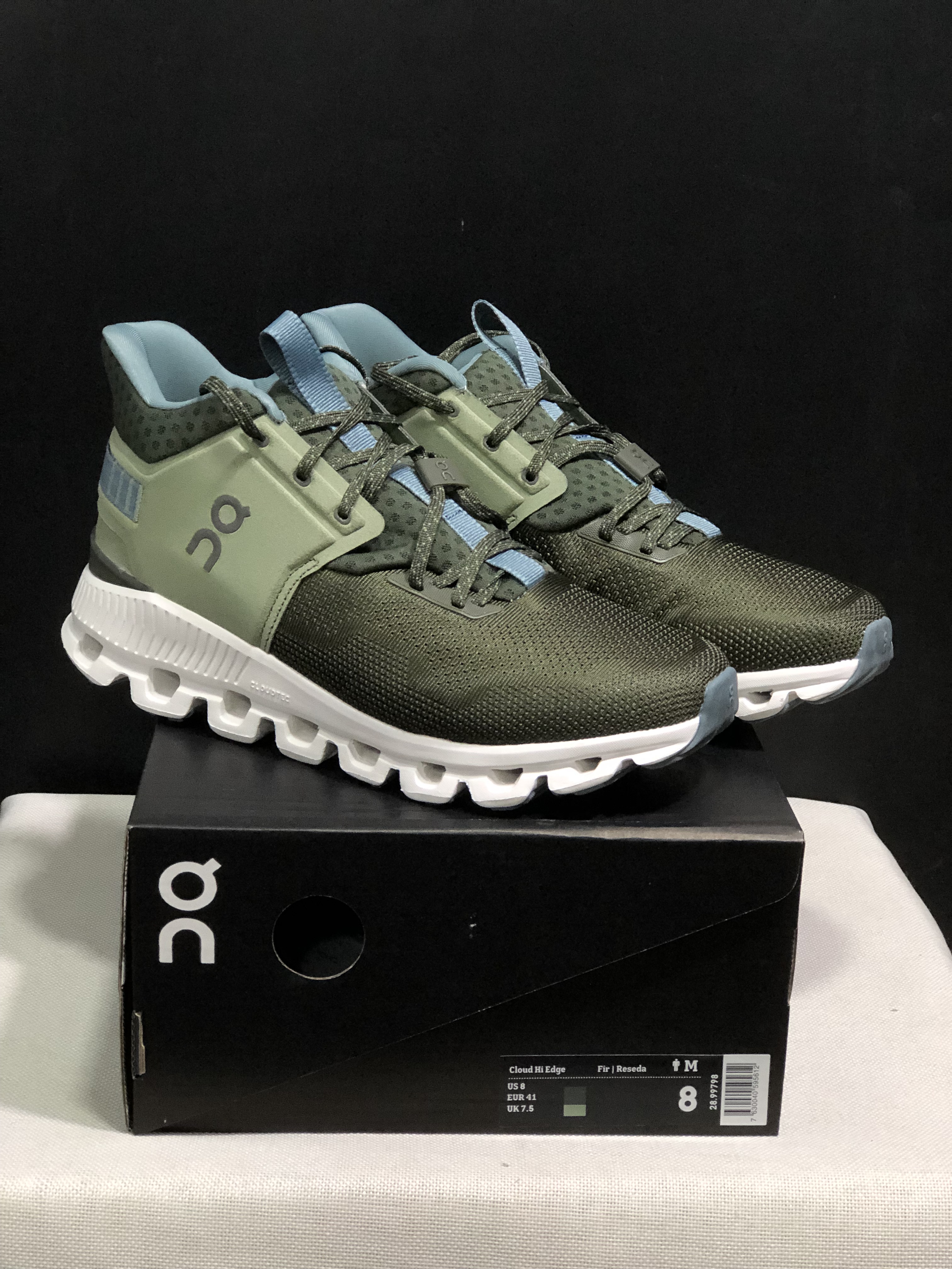 On Running Cloud Hi Edge Outdoor Training Running Shoes Fir/Reseda