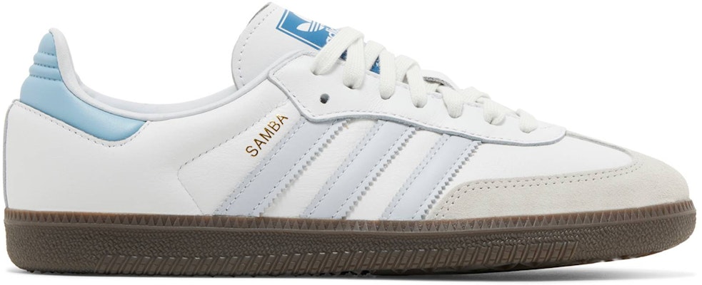 Adidas Samba White Halo Blue ID2055 Shoes