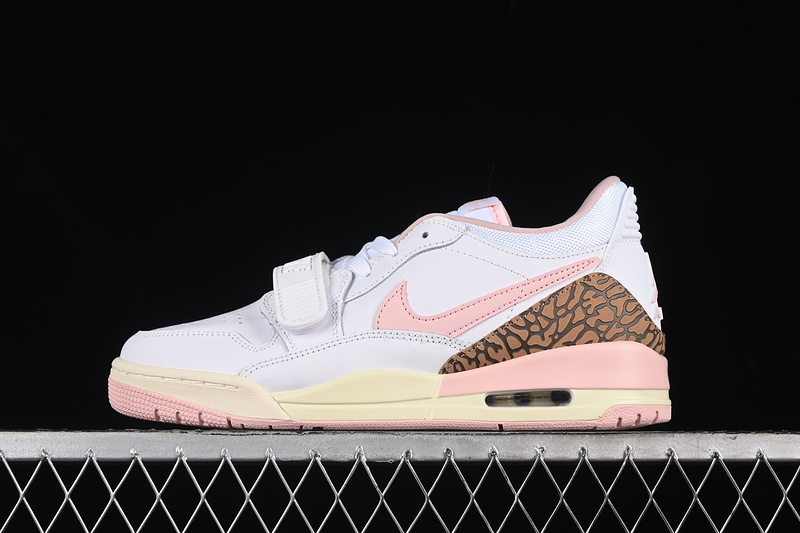 Nike Air Jordan Legacy 312 Low Pink Oxford White Sneakers