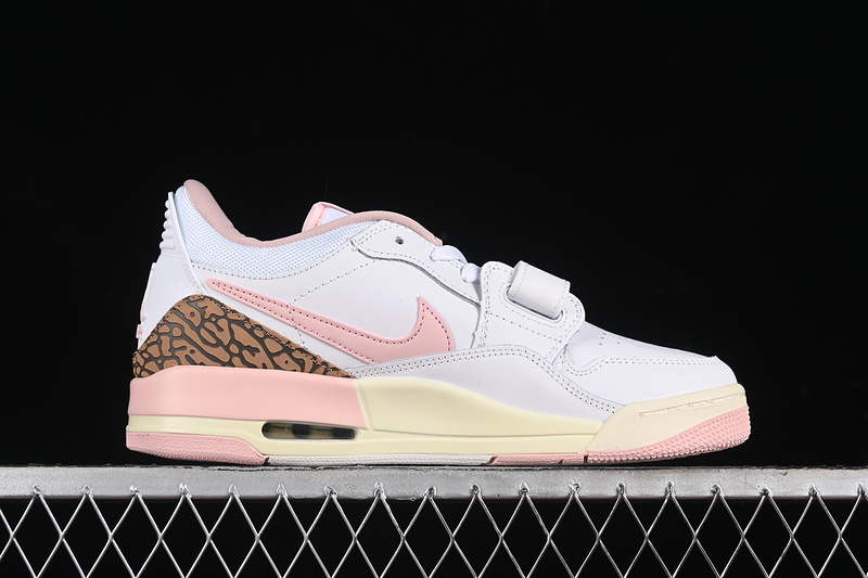 Nike Air Jordan Legacy 312 Low Pink Oxford White Sneakers